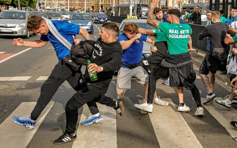 Violent Clashes Erupt Between Chelsea and Real Betis Fans Ahead of Conference League Final in Wroclaw