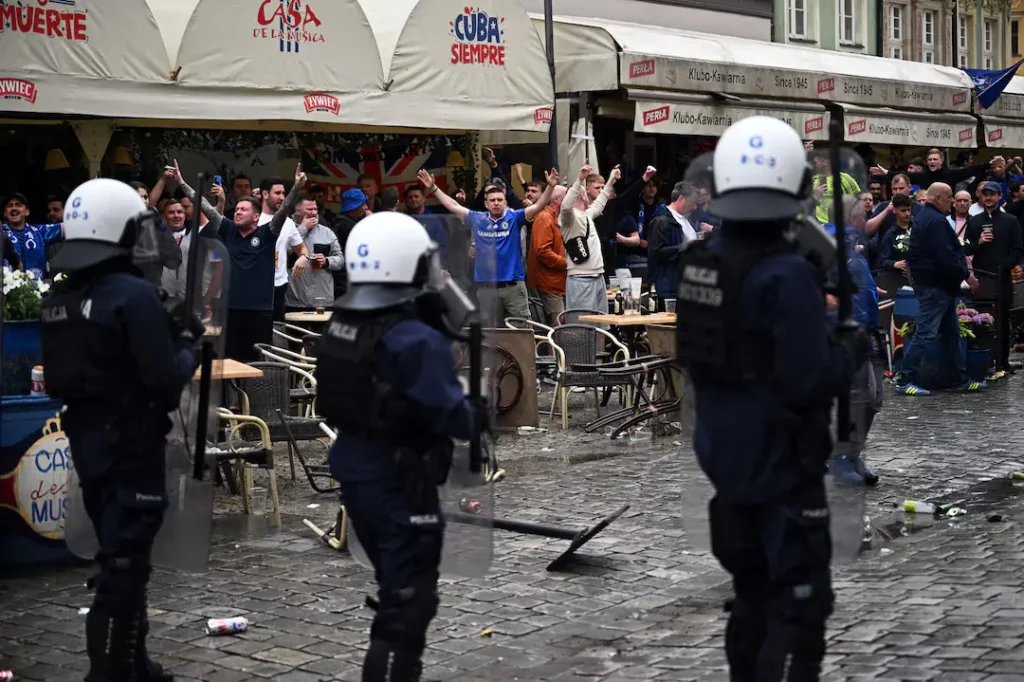 Violent Clashes Erupt Between Chelsea and Real Betis Fans Ahead of Conference League Final in Wroclaw